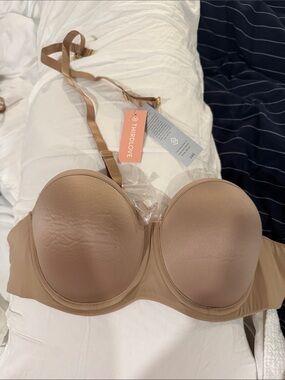 ThirdLove Beige Strapless Convertible Bra